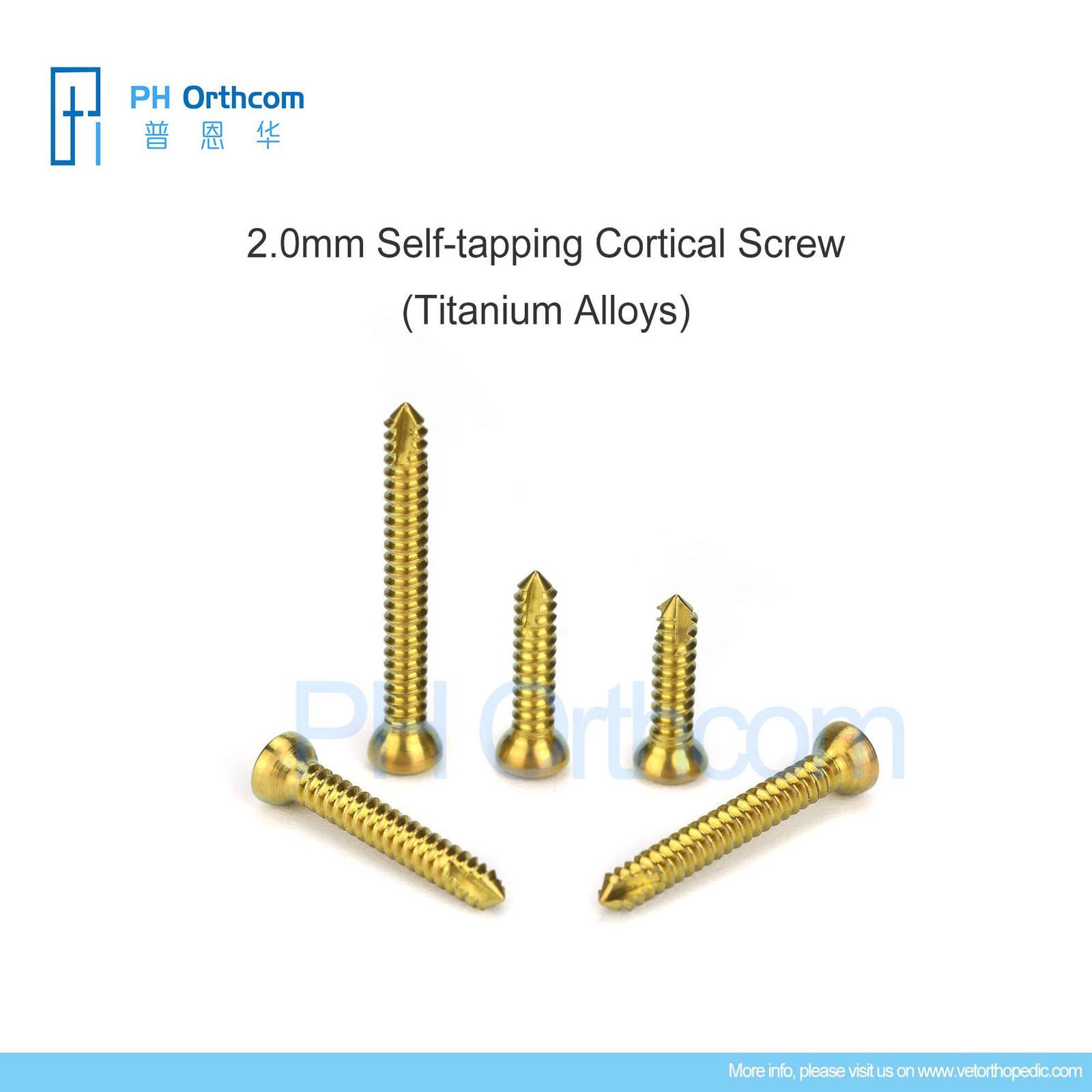 Mm Titanium Self Tapping Cortical Screw Mm Stardrive Pcs Pack