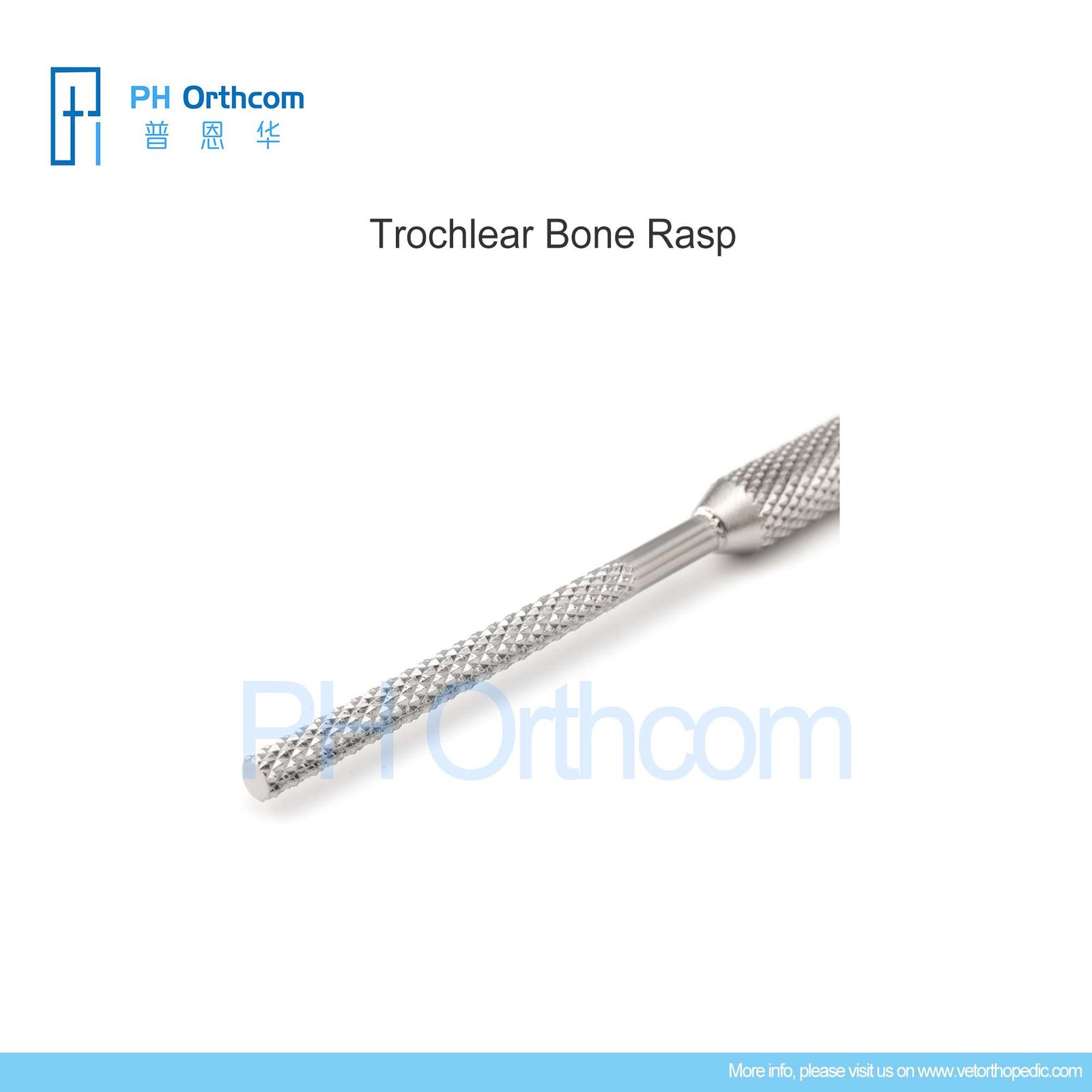 Trochlear Bone Rasp, A - PH Orthcom-Veterinary Orthopaedic Implants ...