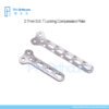 121-004-273-1, 2.7mm S.S. T Locking Compression Plate