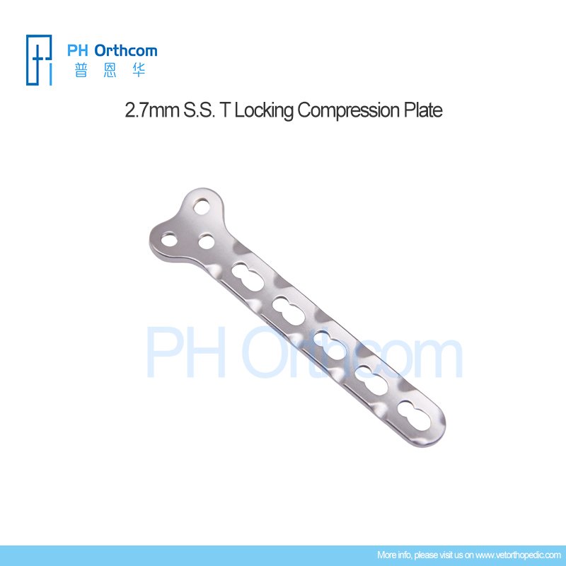 121-004-27350-1, 2.7mm S.S. T Locking Compression Plate