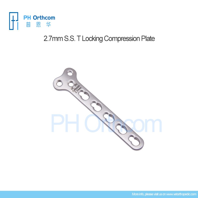 121-004-27350, 2.7mm S.S. T Locking Compression Plate