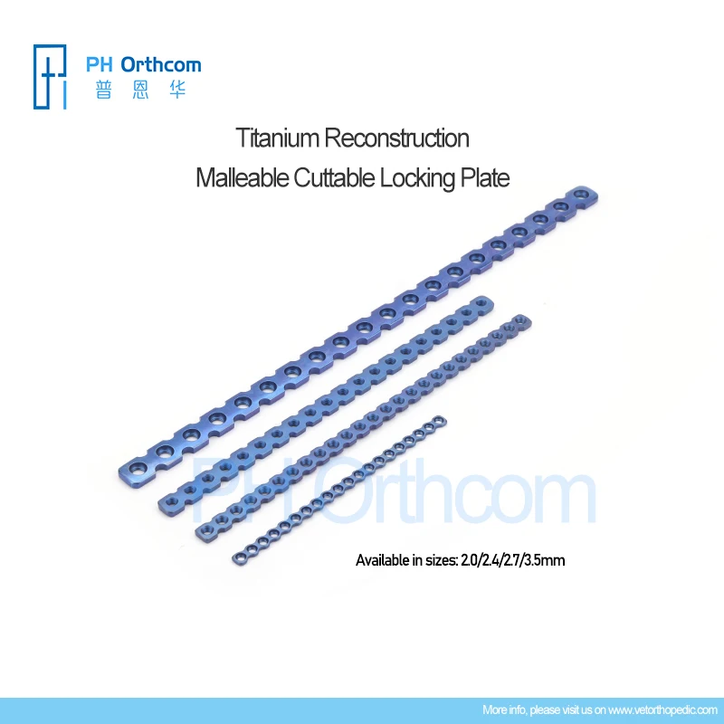 Titanium Reconstruction Malleable Cuttable Locking Plate -1