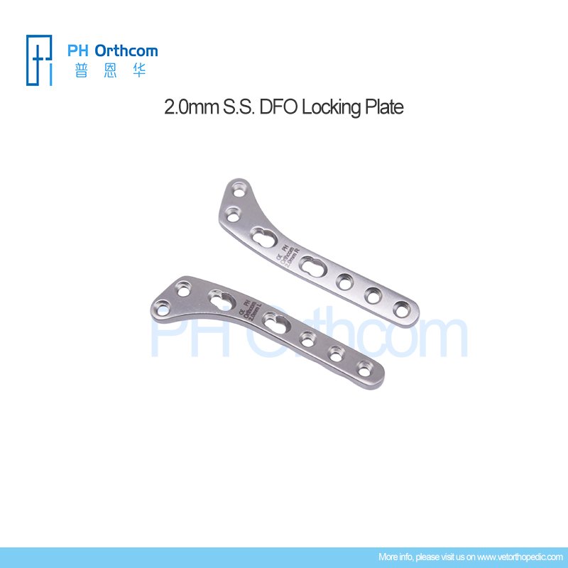 121-007-2034, 2.0mm DFO Locking Plate