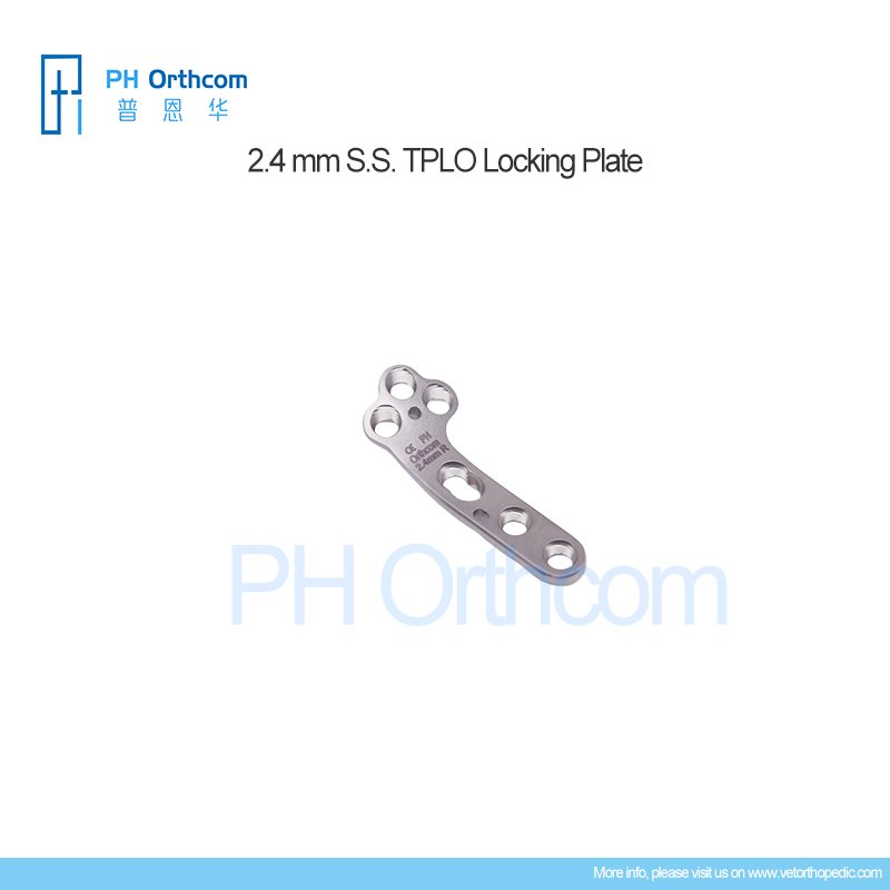 321-103-2433R, 2.4mm TPLO Locking Plate Right