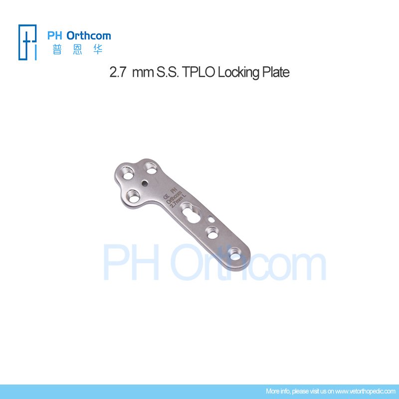 321-103-2733L, 2.7mm TPLO Locking Plate Left