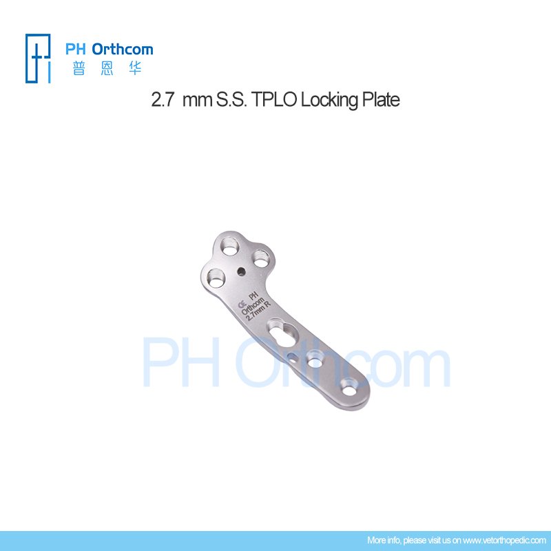 321-103-2733R, 2.7mm TPLO Locking Plate Right