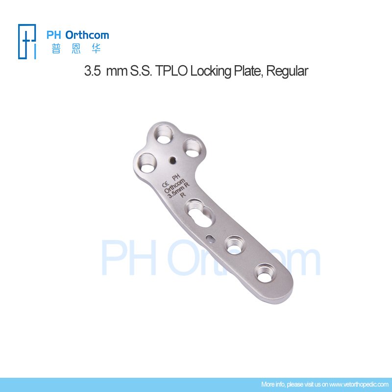 321-103-3533RR, 3.5mm TPLO Locking Plate, Regular, Right